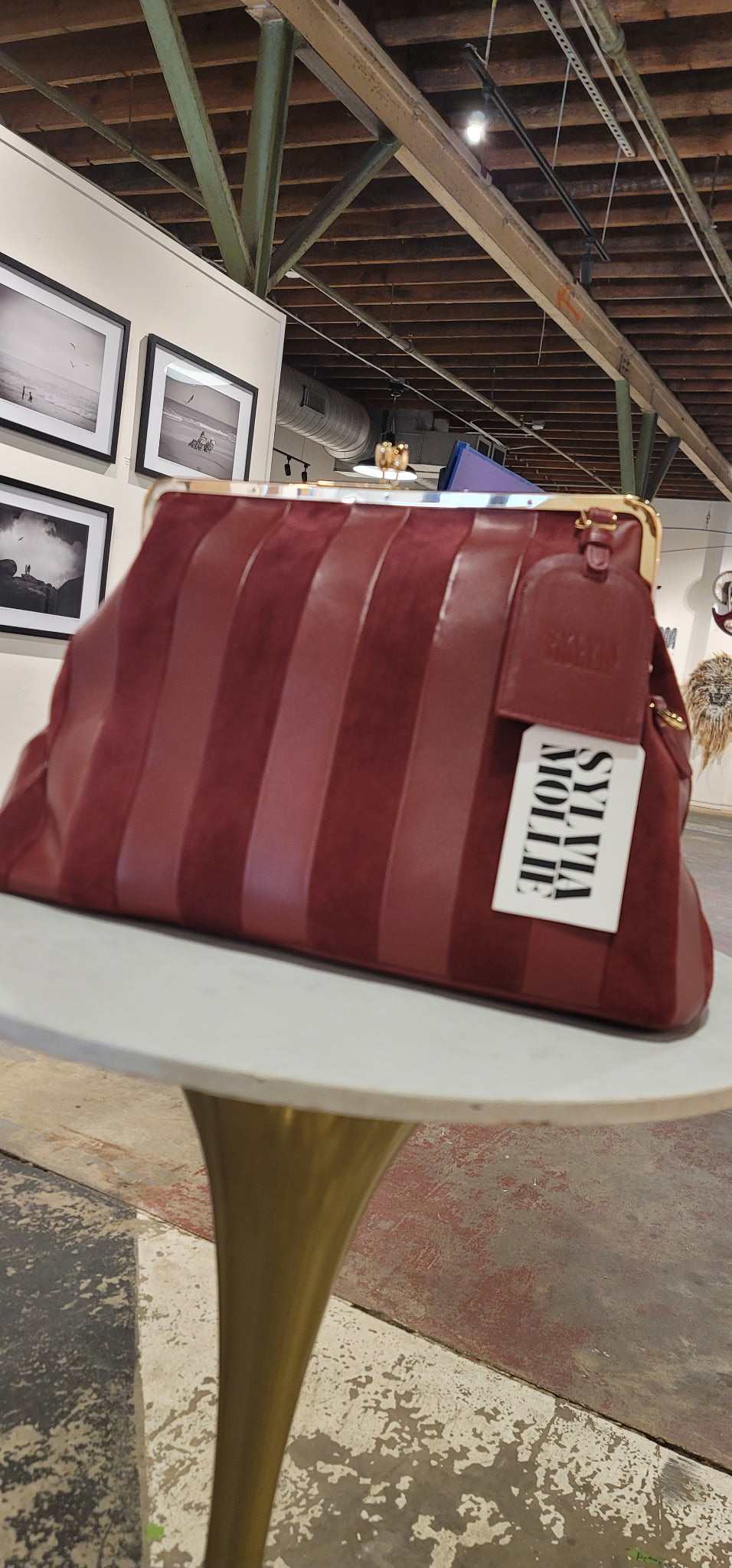 The Fannie Bag - Burgundy