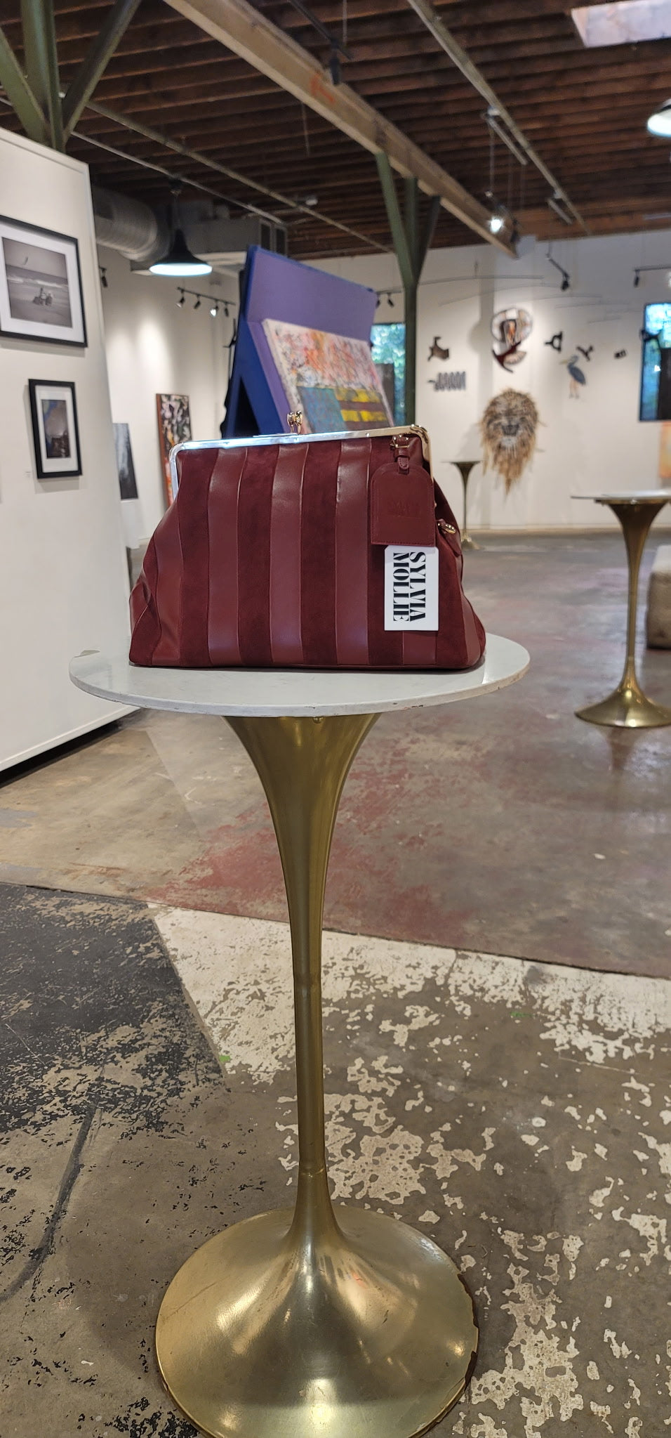 The Fannie Bag - Burgundy