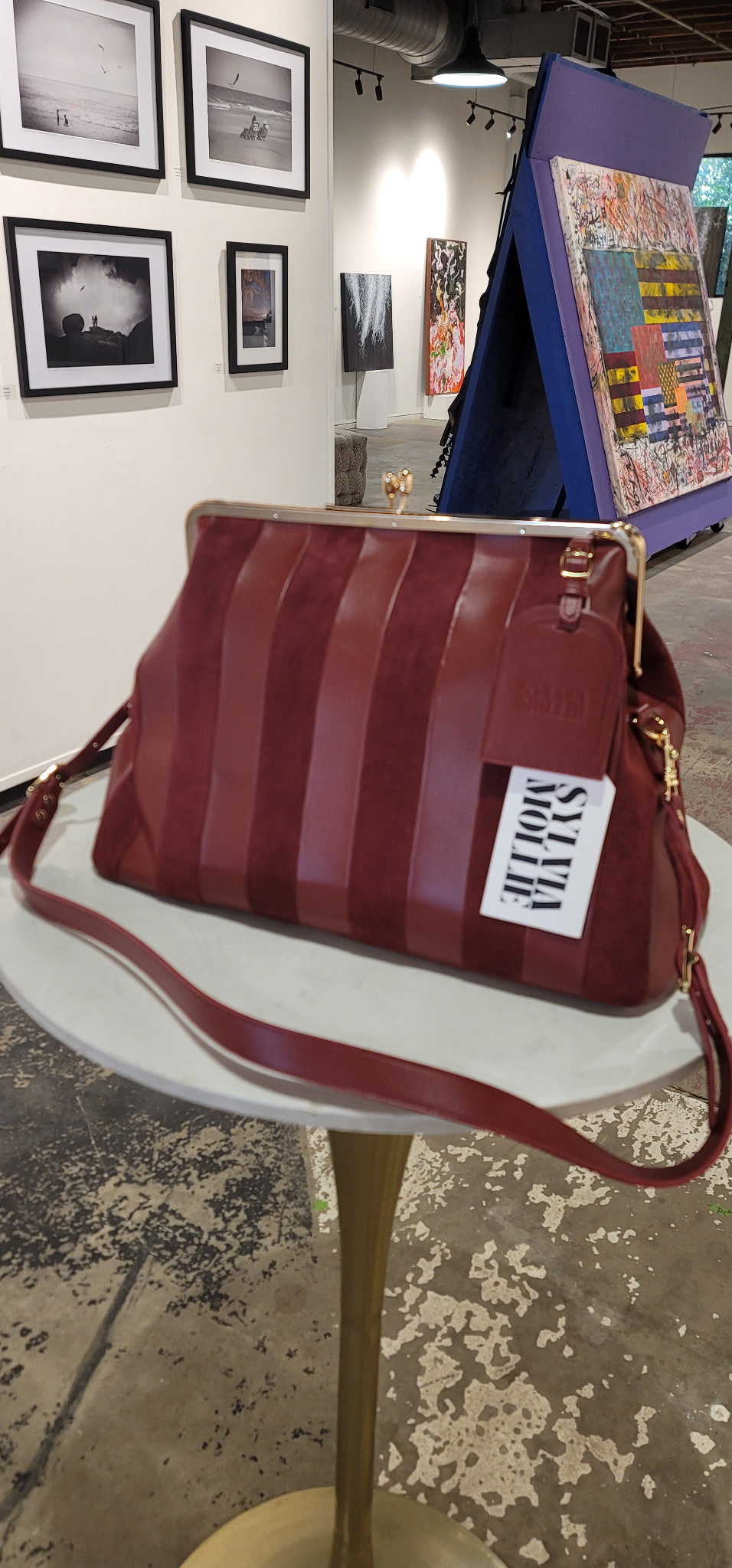 The Fannie Bag - Burgundy