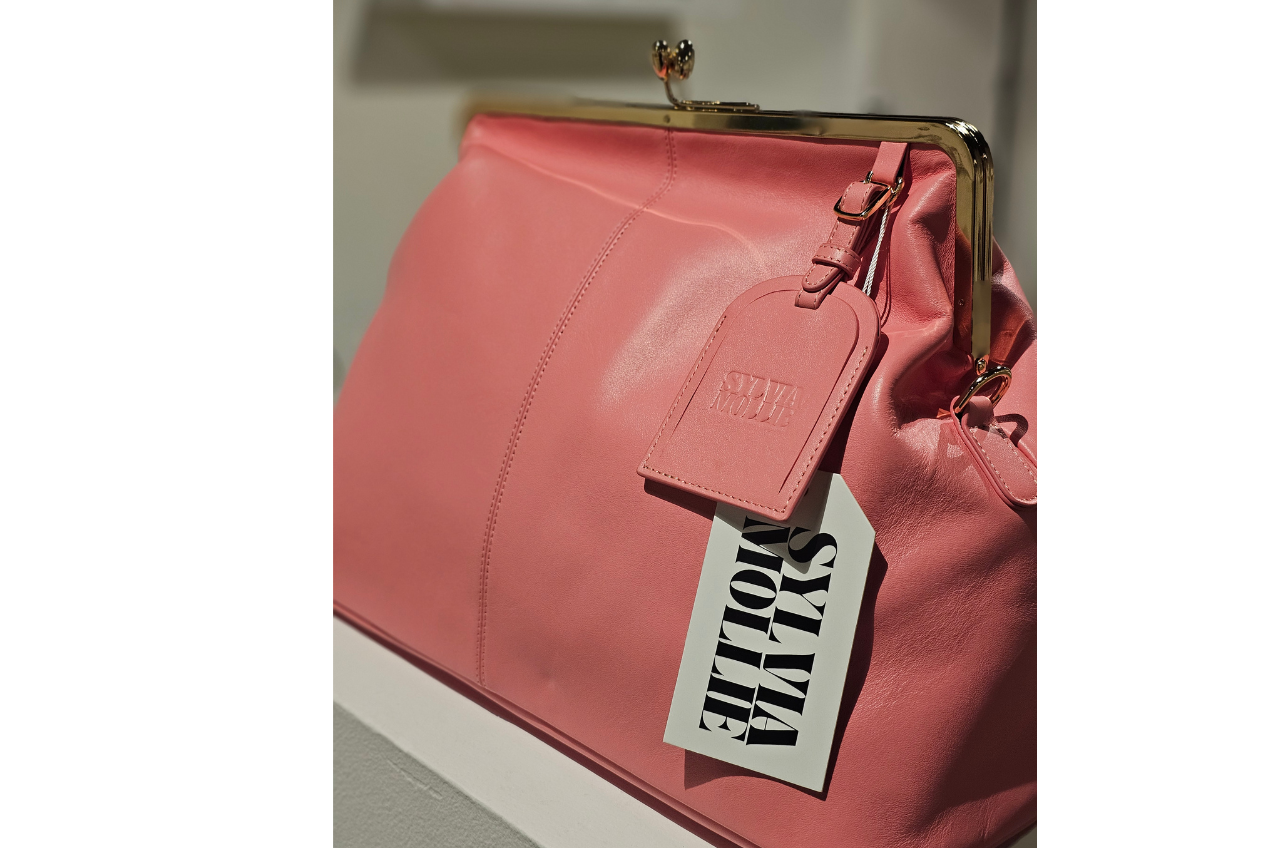 Sylvia Mollie Fannie Bag in Pank leather