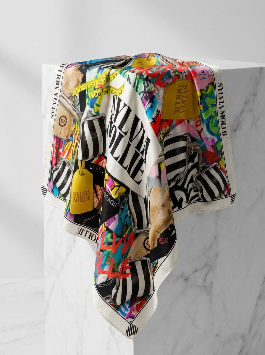 Sylvia Mollie Graphic Scarf