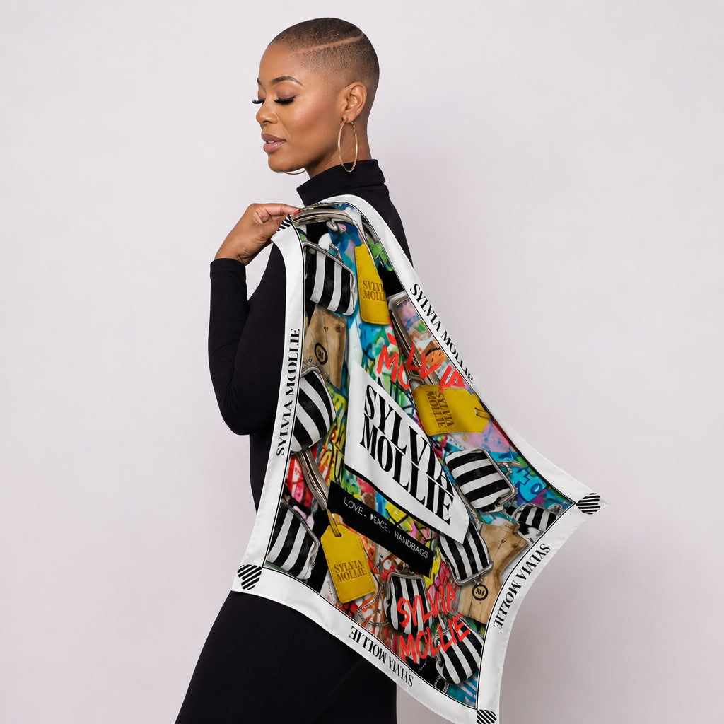 Sylvia Mollie Graphic Scarf